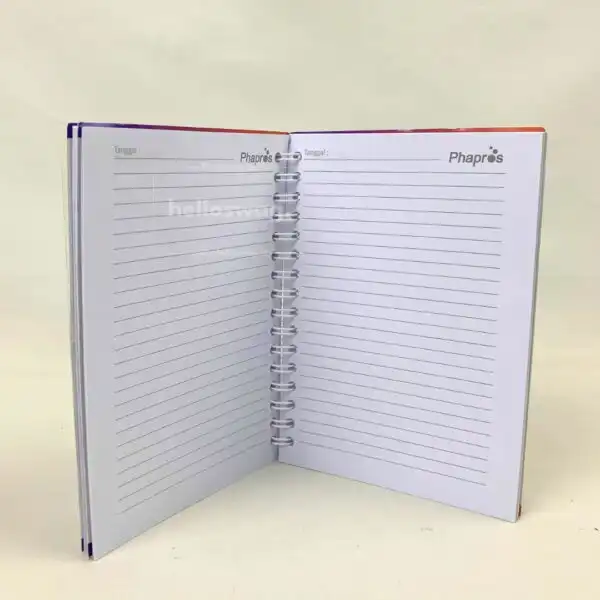 Buku Agenda Berbahan Kulit Dilengkapi Pouch Hp dan Pulpen 4