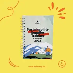 Shop Buku Agenda Berbahan Softcover Dengan Jilid Ring Kawat Custom Desain 1