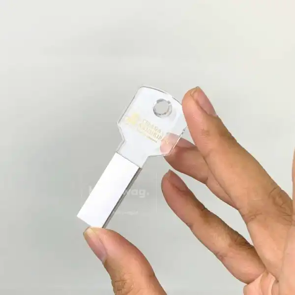 Flashdisk Bahan Akrilik dan Metal Dengan Custom Logo Untuk Souvenir 6