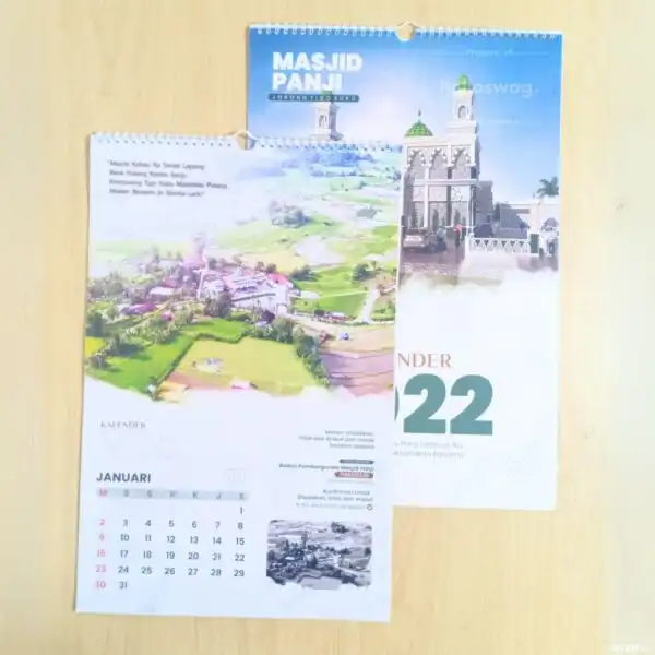 Kalender Dinding 1 Bulan 2