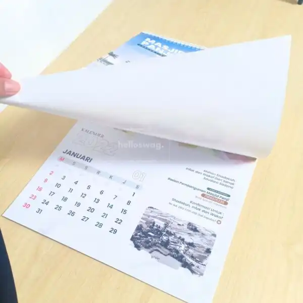 Kalender Dinding 1 Bulan 3