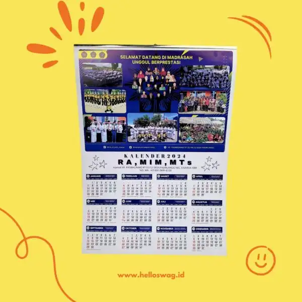Kalender Dinding 12 Bulan 1