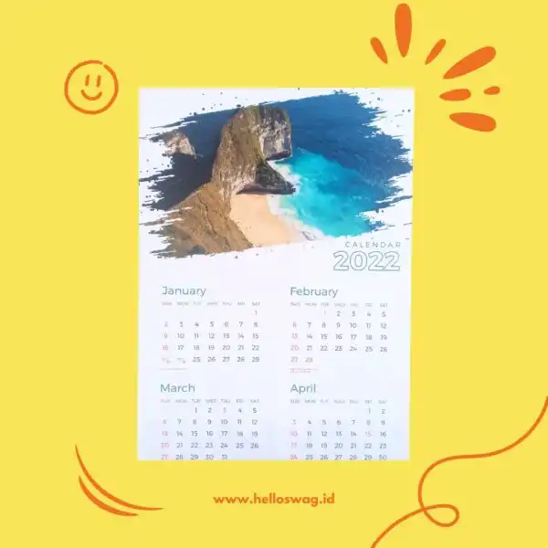 Kalender Dinding 4 Bulan 1