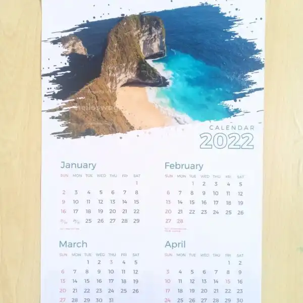 Kalender Dinding 4 Bulan 5