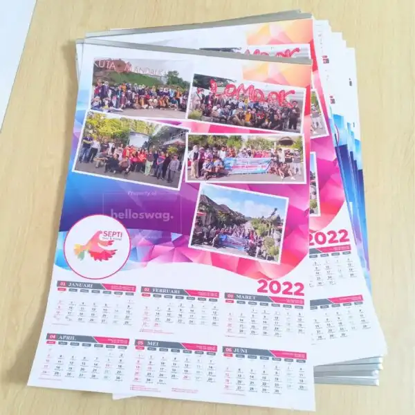 Kalender Dinding 6 Bulan 2