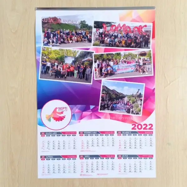Kalender Dinding 6 Bulan 3