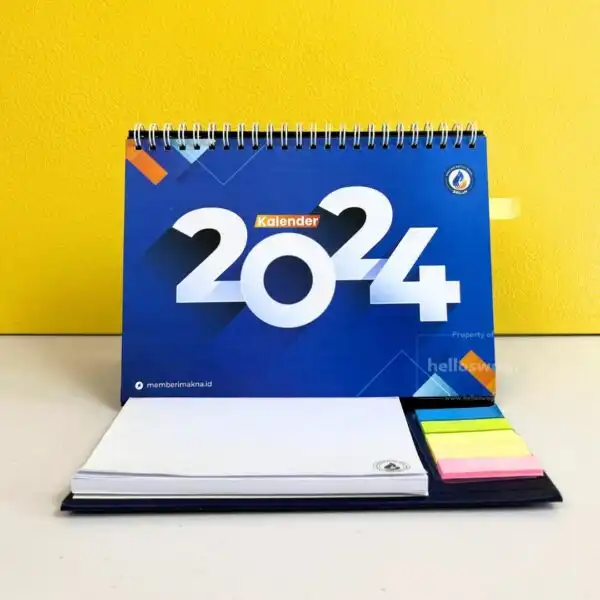 Kalender Meja Dengan Notes Custom dan Sticky Notes (3)