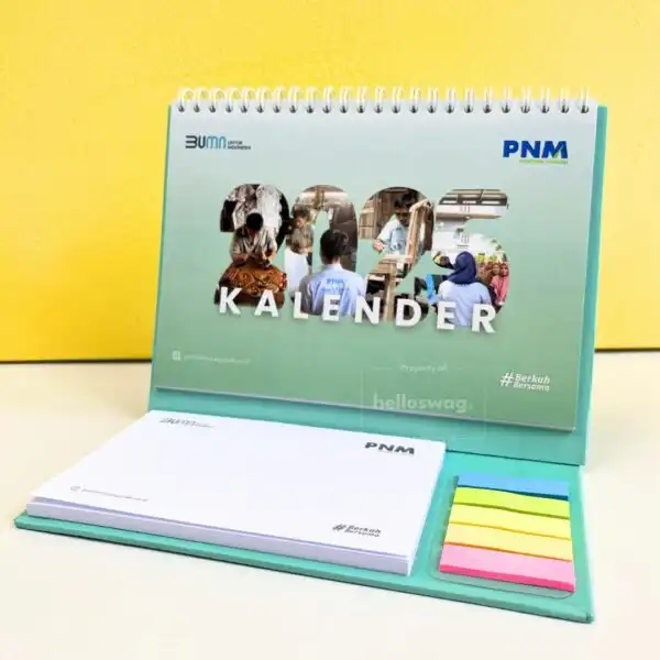Kalender Meja Dengan Notes Custom dan Sticky Notes (7)