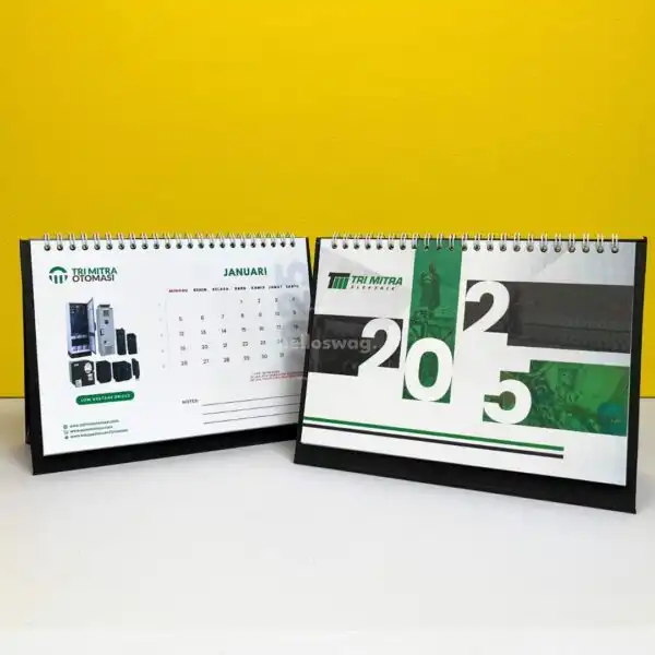 Kalender Meja Model Landscape Custom Desain (2)