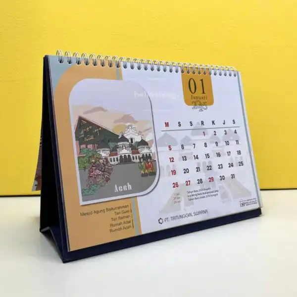 Kalender Meja Model Landscape Custom Desain (6)