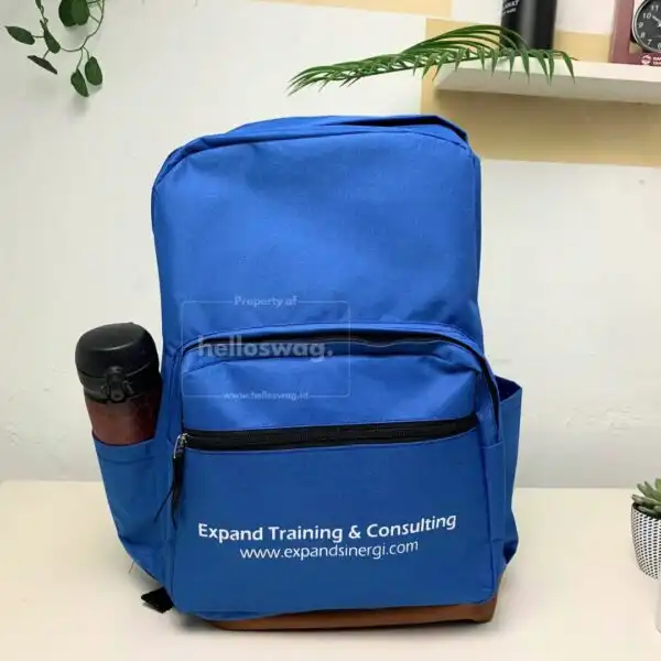 Souvenir Tas Ransel Backpack Dengan Logo Perusahaan Custom 2