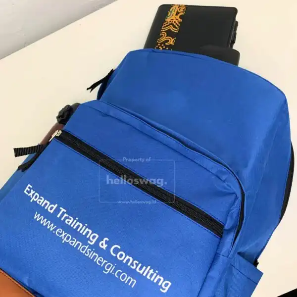 Souvenir Tas Ransel Backpack Dengan Logo Perusahaan Custom 5