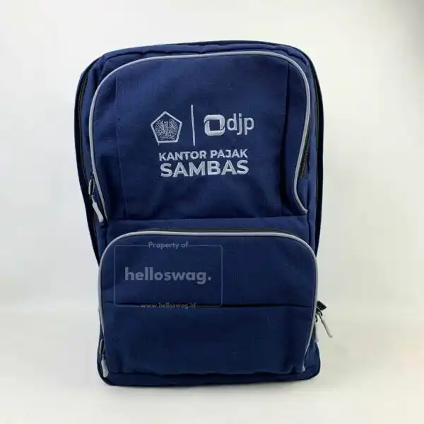 Souvenir Tas Ransel Backpack Dengan Logo Perusahaan Custom 7