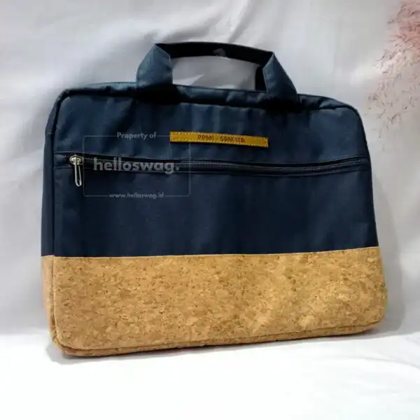 Tas Souvenir Untuk Laptop Berbahan Kombinasi Dengan Custom Logo 3