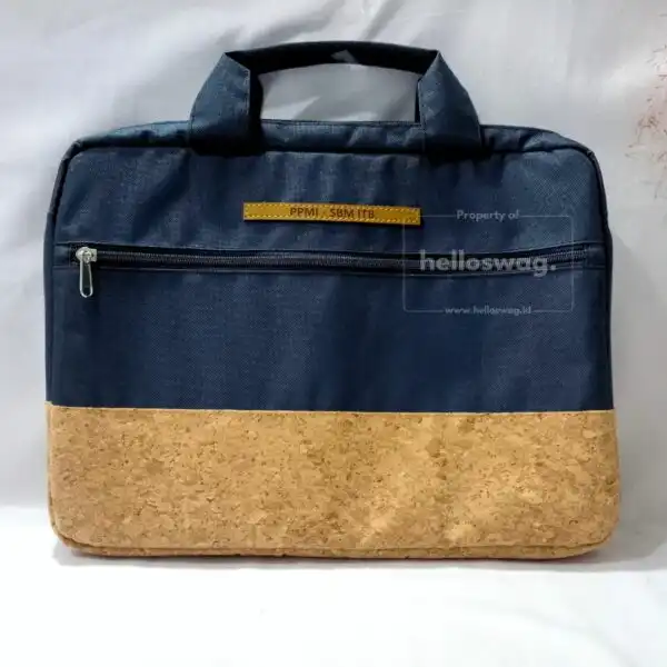 Tas Souvenir Untuk Laptop Berbahan Kombinasi Dengan Custom Logo 6