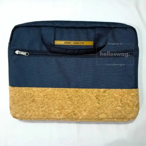 Tas Souvenir Untuk Laptop Berbahan Kombinasi Dengan Custom Logo 7