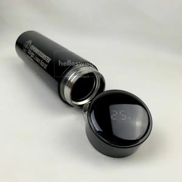 Tumbler Bahan Stainless Dengan Custom Logo dan LED Suhu Untuk Souvenir Acara 1