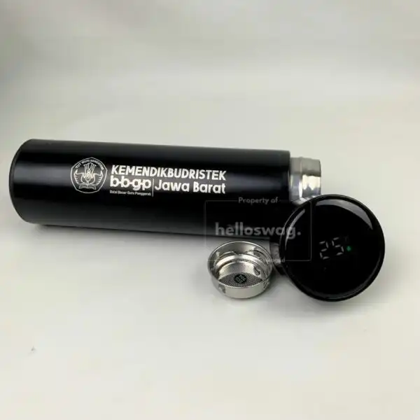 Tumbler Bahan Stainless Dengan Custom Logo dan LED Suhu Untuk Souvenir Acara 2