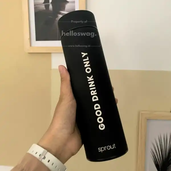 Tumbler Bahan Stainless Dengan Custom Logo dan LED Suhu Untuk Souvenir Acara 4