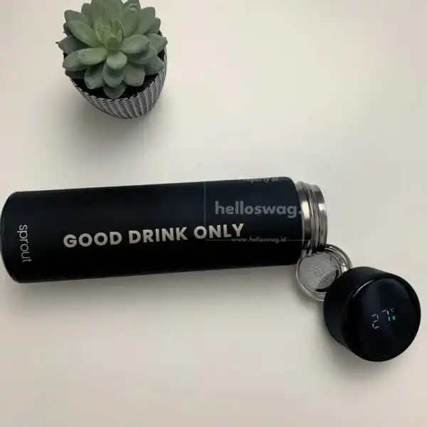 Tumbler Bahan Stainless Dengan Custom Logo dan LED Suhu Untuk Souvenir Acara 5