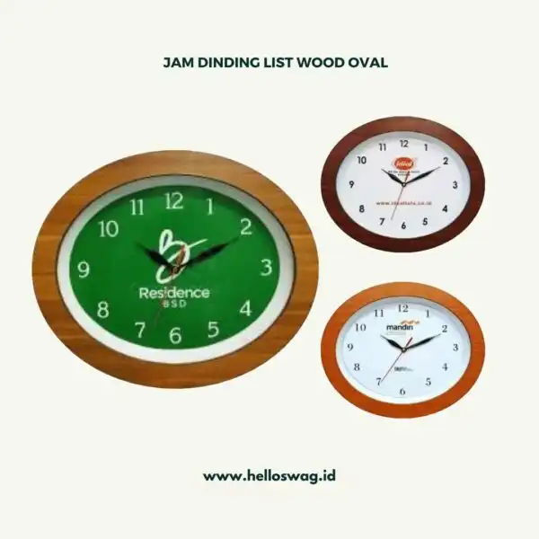 Souvenir Jam Dinding Dengan Model Beragam dan Custom Desain 7