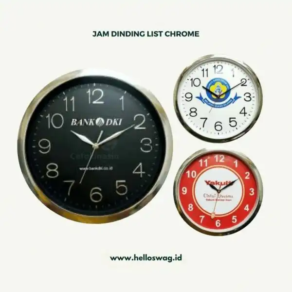 Souvenir Jam Dinding Dengan Model Beragam dan Custom Desain 8