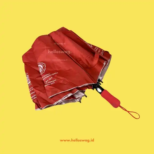 Souvenir Payung Lipat Dengan Pegangan Busa Dan Dapat Custom Logo Perusahaan 7