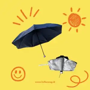 Shop Souvenir Payung Lipat Standar Polos Dapat Dicustom Logo 1