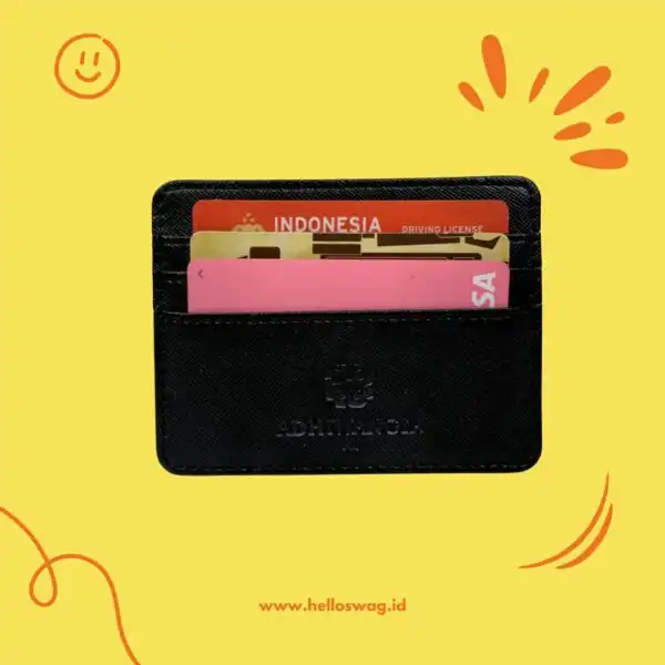 Cardholder Berbahan Kulit Custom Logo Untuk Souvenir 1