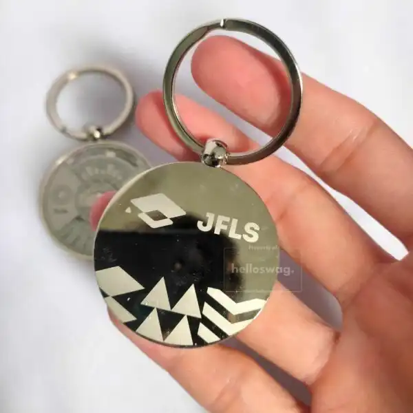 Gantungan Kunci Berbahan Metal Untuk Souvenir Dilengkapi Logo Perusahaan Custom 8