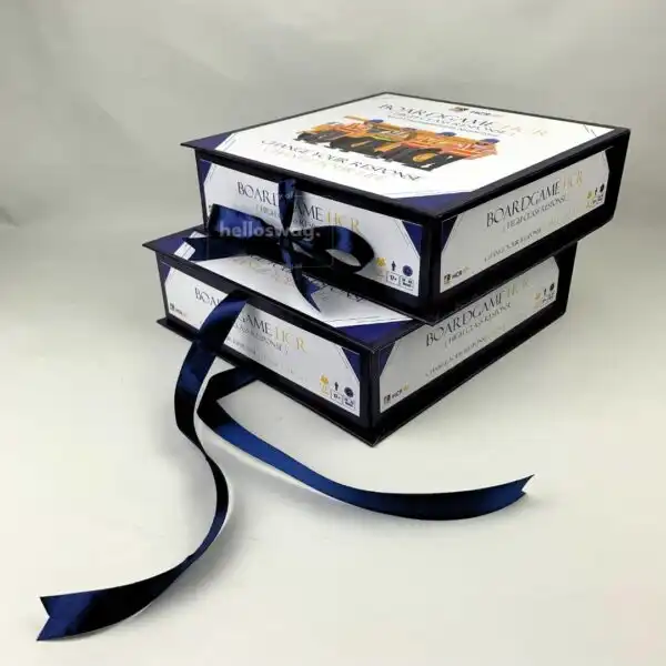 Gift Box Packaging Book Style With Ribbon 7