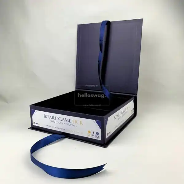 Gift Box Packaging Book Style With Ribbon 9