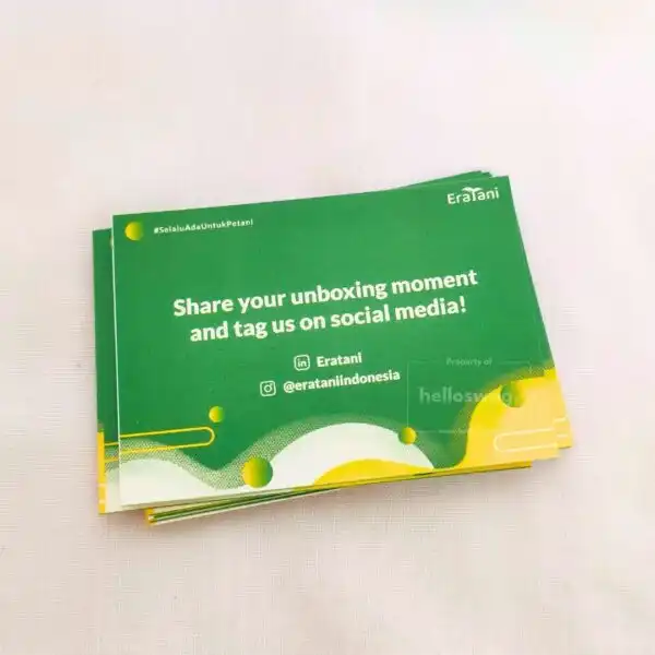 Souvenir Printing Kartu Nama untuk Acara 2