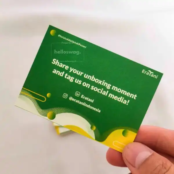 Souvenir Printing Kartu Nama untuk Acara 3
