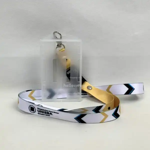 Tali Lanyard Kartu Identitas Dengan Custom Desain Untuk Perusahaan 3
