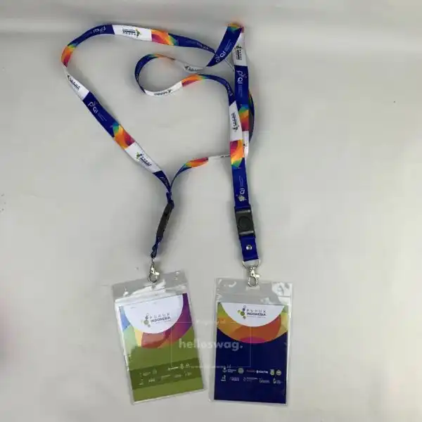 Tali Lanyard Kartu Identitas Dengan Custom Desain Untuk Perusahaan 5