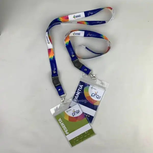 Tali Lanyard Kartu Identitas Dengan Custom Desain Untuk Perusahaan 6