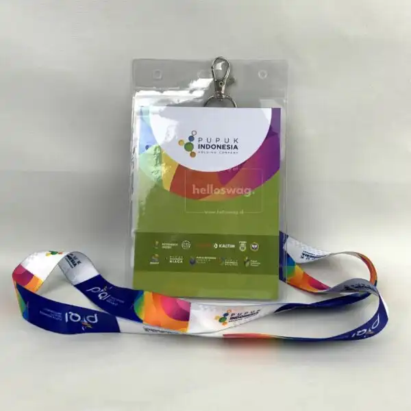 Tali Lanyard Kartu Identitas Dengan Custom Desain Untuk Perusahaan 7