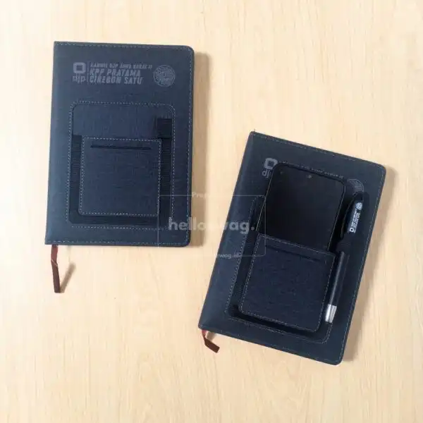 Buku Agenda Ready Stock Dengan Tempat Hp dan Pulpen 3