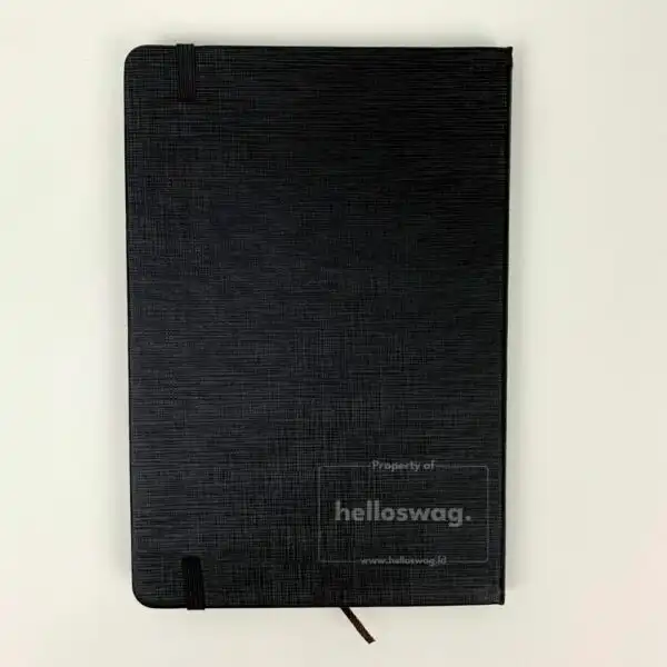 Buku Agenda Ready Stock Dilengkapi Karet dan Logo Perusahaan Custom 2