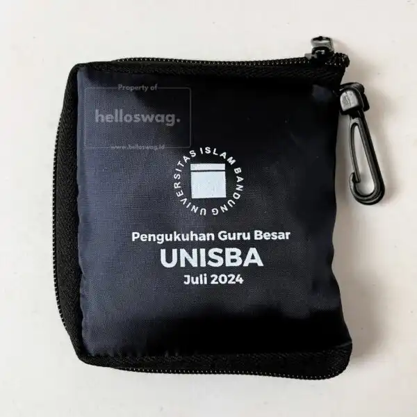 Tas Lipat Foldable Bag Untuk Souvenir Dengan Custom Logo 2