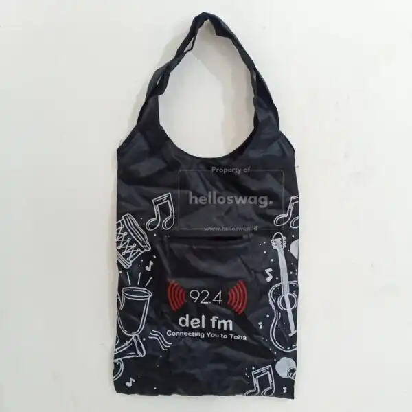 Tas Lipat Foldable Bag Untuk Souvenir Dengan Custom Logo 6