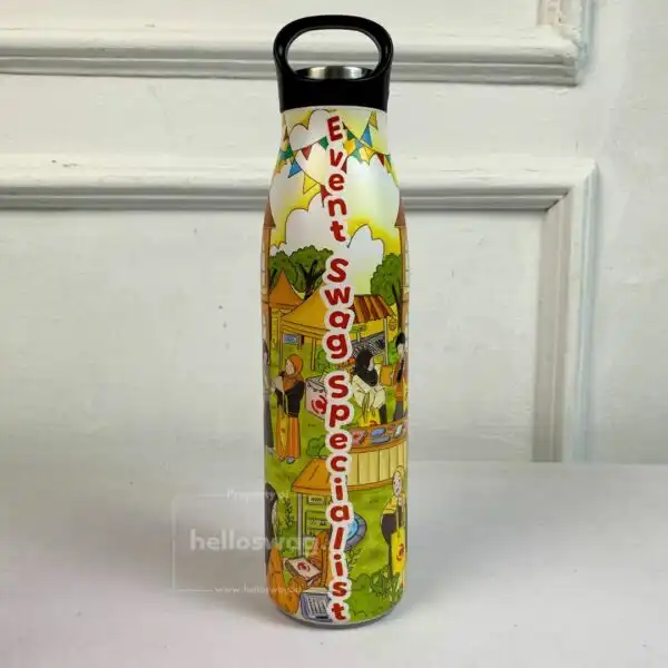 Tumbler Botol Berbahan Stainless Dengan Desain Logo Custom Fullprint 5