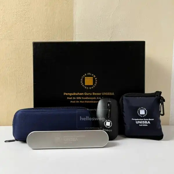 Souvenir Event Gift Set Berisi 4 Item Pulpen Pointer Foldingbag Mouse Wireless dan Payung Lipat 7