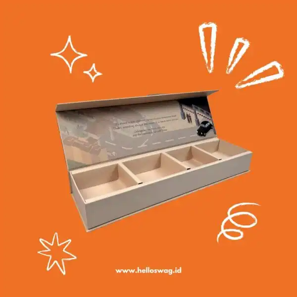 Gift Box Packaging Magnetic With Partition 1