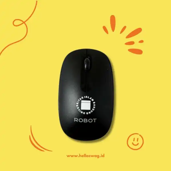 Souvenir Elektronik Mouse Wireless Dengan Custom Logo Icon