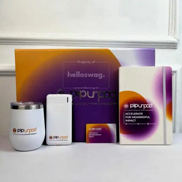Gift Set Dengan Hardbox Berisi Buku Agenda Mug Stainless Powerbank E Money dan Tas Totebag 10