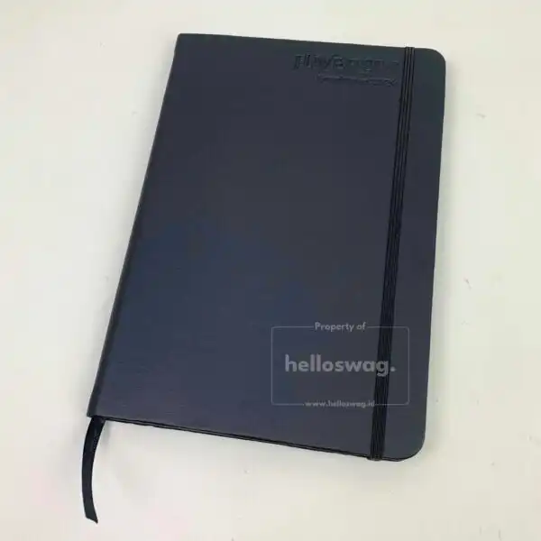 Buku Agenda Berbahan Hardcover Dengan Karet Pengunci dan Custom Desain 5