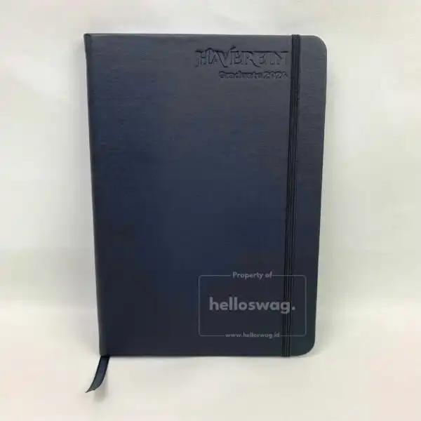 Buku Agenda Berbahan Hardcover Dengan Karet Pengunci dan Custom Desain 6