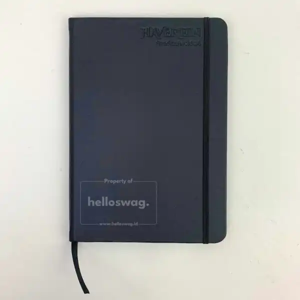 Buku Agenda Berbahan Hardcover Dengan Karet Pengunci dan Custom Desain 7